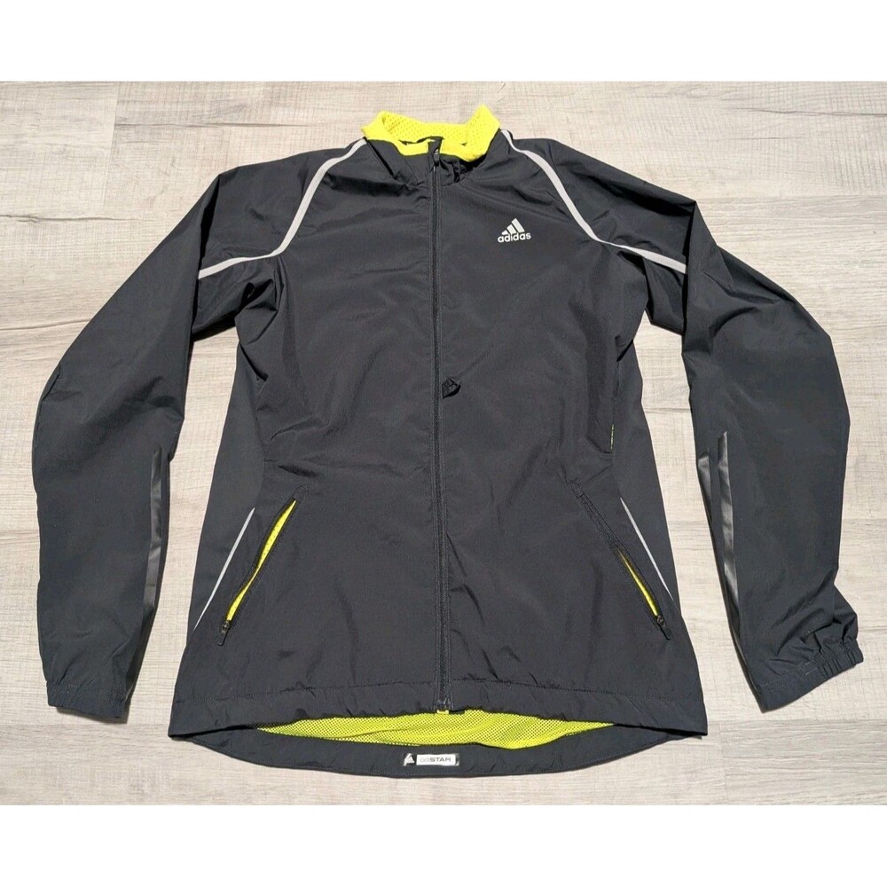 Adidas Jacket Wind Stopper Clima365 Womens Size Small Zip Up Formation Coat